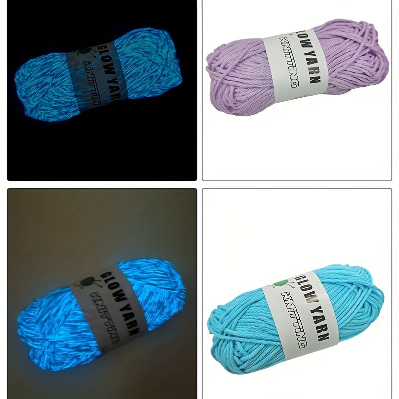 Glow In The Dark Yarn For Crochet Knitting Crafts