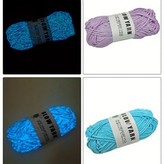Glow In The Dark Yarn For Crochet Knitting Crafts