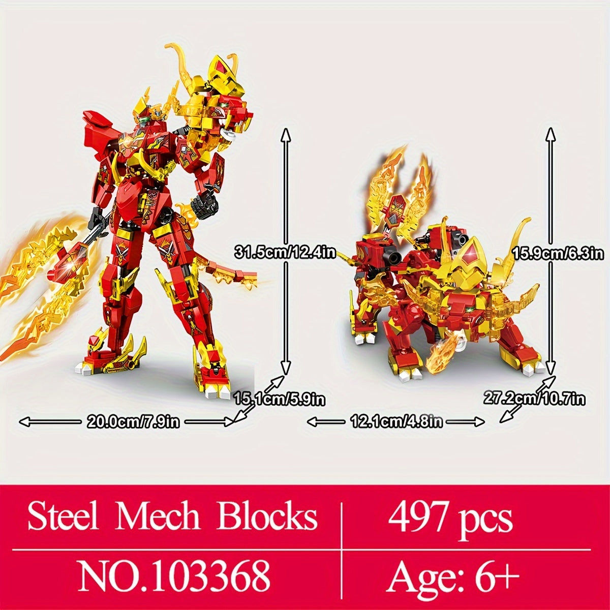 Superhero Mecha Robot Building Blocks Set for Boys