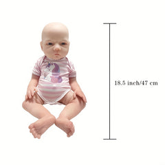 Full Body Silicone Reborn Doll Non-Polyethylene Enamel Material