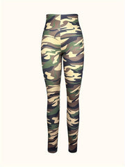 Camouflage Print Yoga Pants Running Leggings Women's Activewear