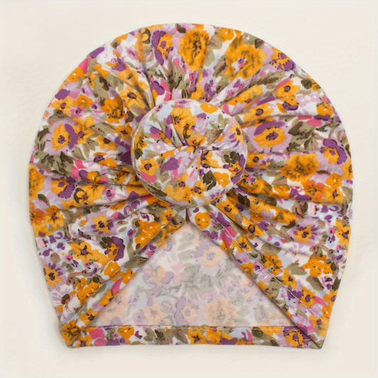 Printed Donut Kids' Hat Baby Hat - Soft & Thin - Newborn Autumn Winter