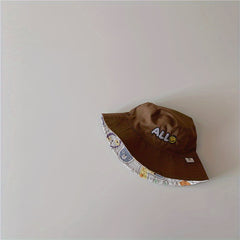 Kids Embroidery Sunshade Hat for Boys & Girls