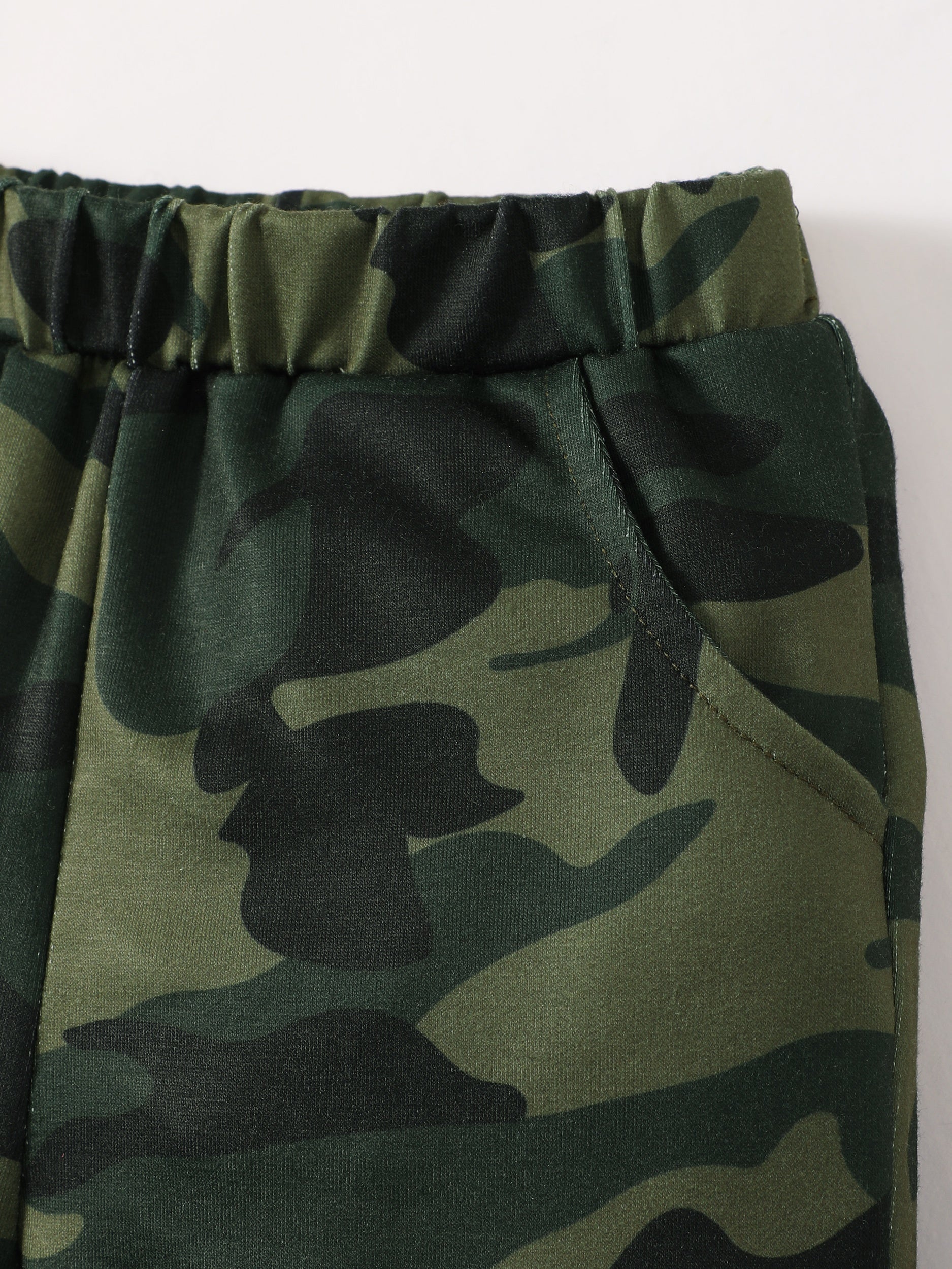 Toddler Baby Boy Camo Outfit Long Sleeve Sweatshirt & Pants Set