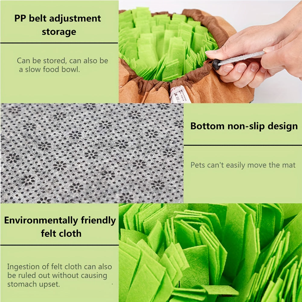 Eco-Friendly Pet Snuffle Mat for Foraging Skills Training