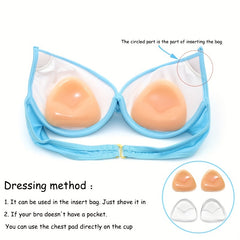 Silicone Bra Insert Pads Anti-convex Chest Enhancer Women's Lingerie