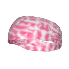 Tie Dye Headband Breathable Polyester & Spandex Blend Adjustable