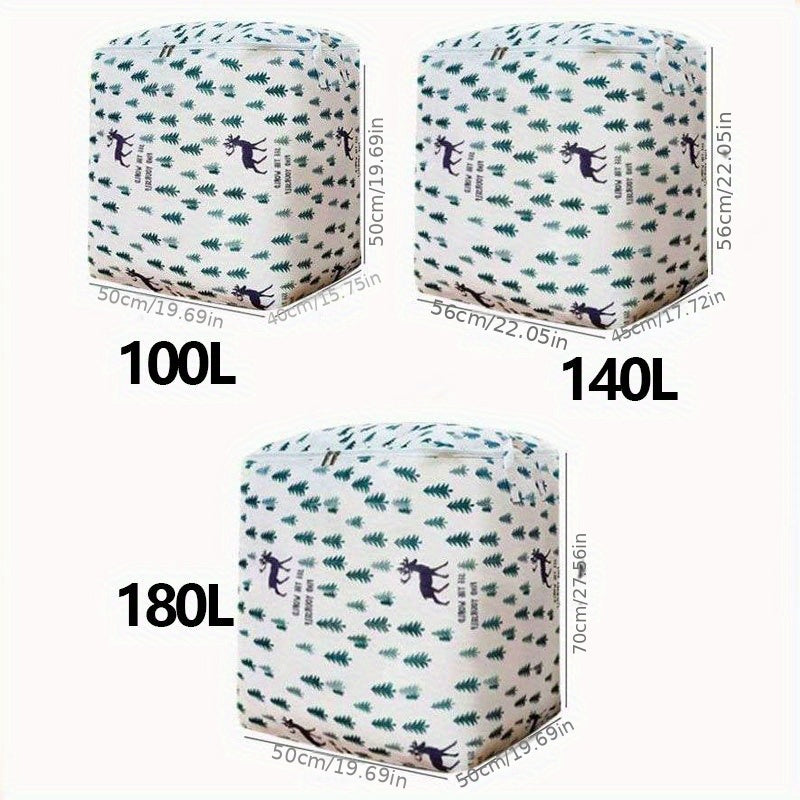 Large Storage Bag Zipper Moisture-proof Mildew-proof Quilt
