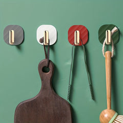 Adhesive Hooks for Hanging Clothes and Towels - Set of 4