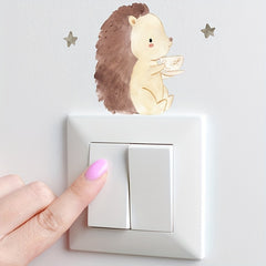 6pcs Kids Room Cartoon Animal Stickers for Fun Decor