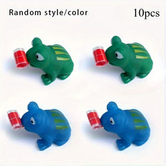 Funny Frog Toys with Tongue Out Durable Rubber Party Favors for Ages 6