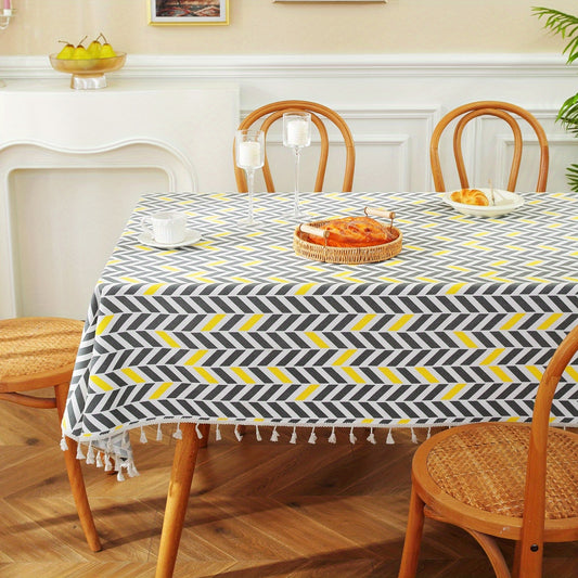 Bohemian Geometric Tablecloth for Restaurants Picnics Camping Birthdays