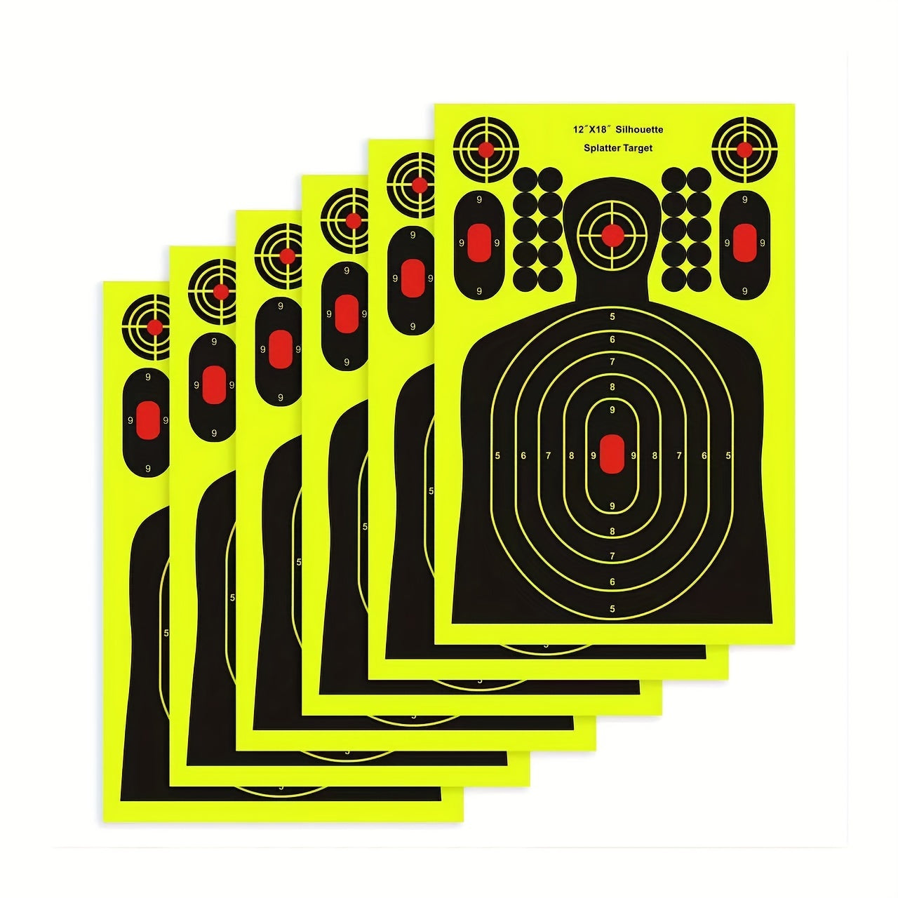 10pcs Airsoft Shooting Targets 30x48x45cm for Range Training