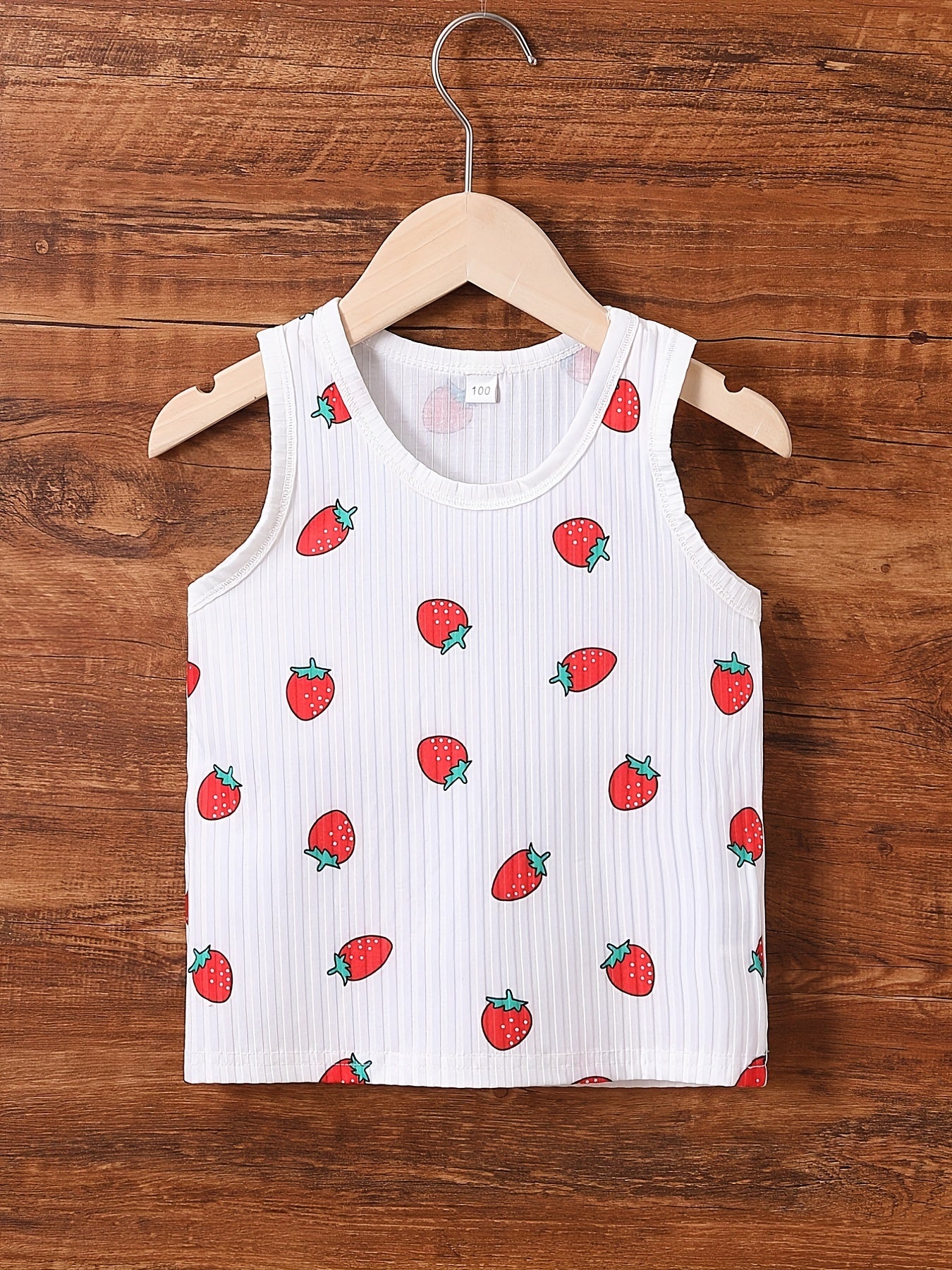 Baby Girls' Strawberry Print Tank Top