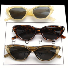 Y2K Cat Eye Sunglasses Retro Punk Star UV400 Sun Shades
