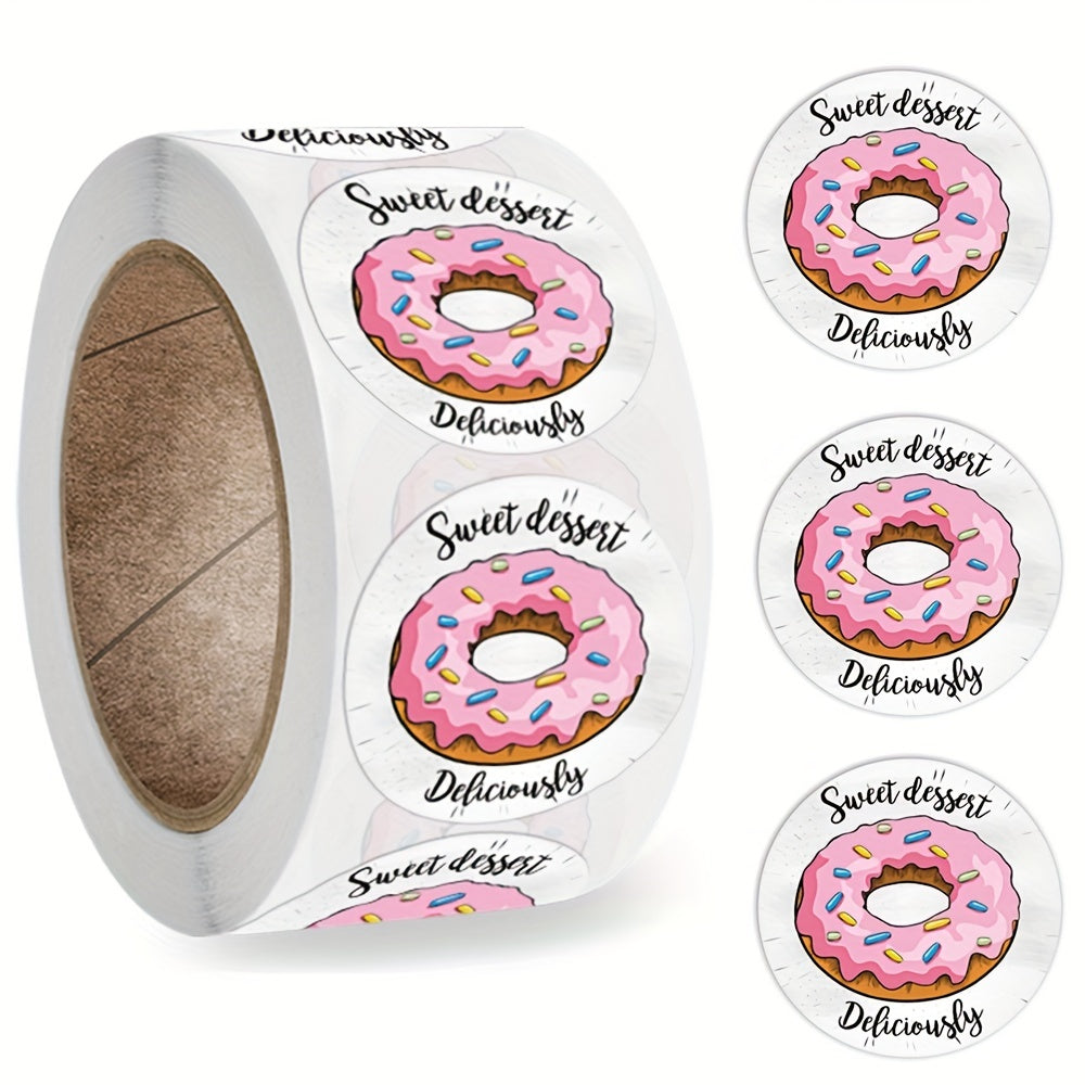 500pcs Sweet Dessert Thank You Stickers Scrapbooking DIY Stationery Stickers