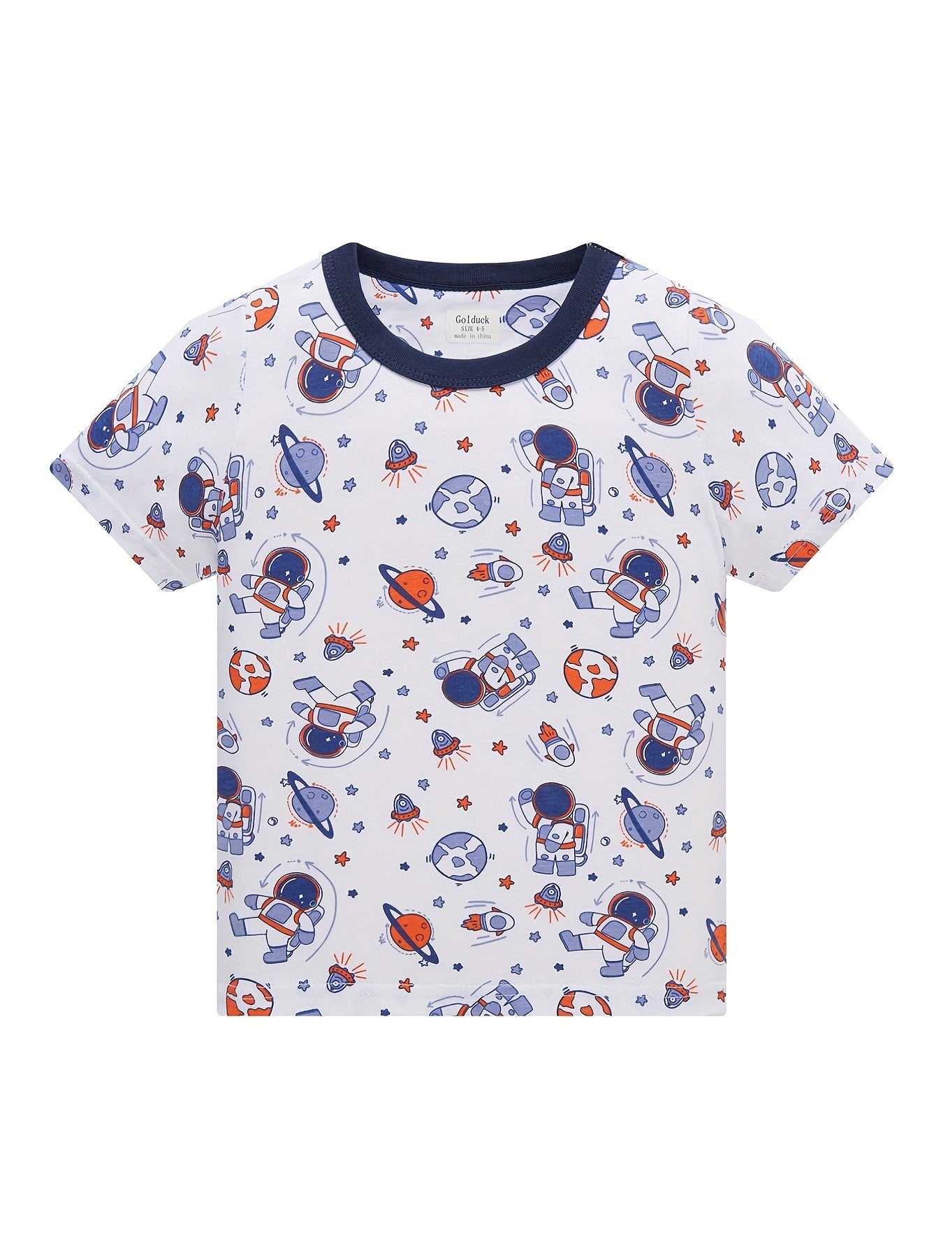 Boys Astronauts Rockets Planets Pajamas Set