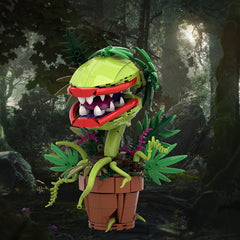 Carnivorous Plant Building Blocks Fun Green Leaves & Red Tongue