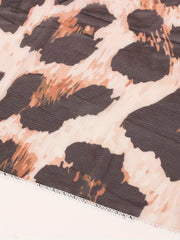 Leopard Print Beach Cover Up Skirt
