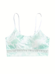 3-Pack Tie Dye Seamless Cami Bra Set