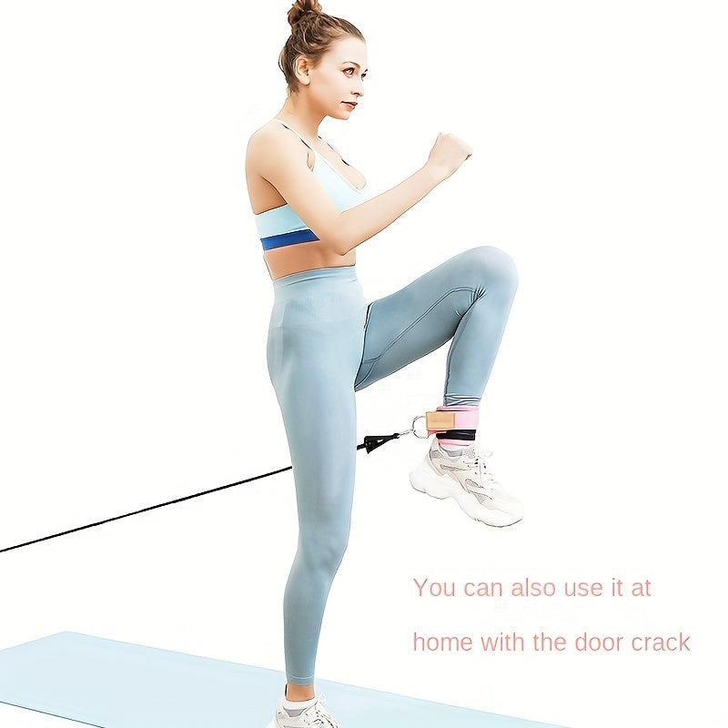 Adjustable Ankle Strap D-Ring Weighted Training Pull Belt