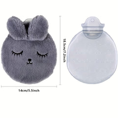 300ml Plush Rabbit Hot Water Bottle with Lid