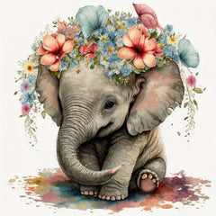 DIY 5D Diamond Painting Set Small Elephant Art Embroidery Cross Stitch