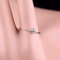 Adjustable Skull Chain Ring for Girls