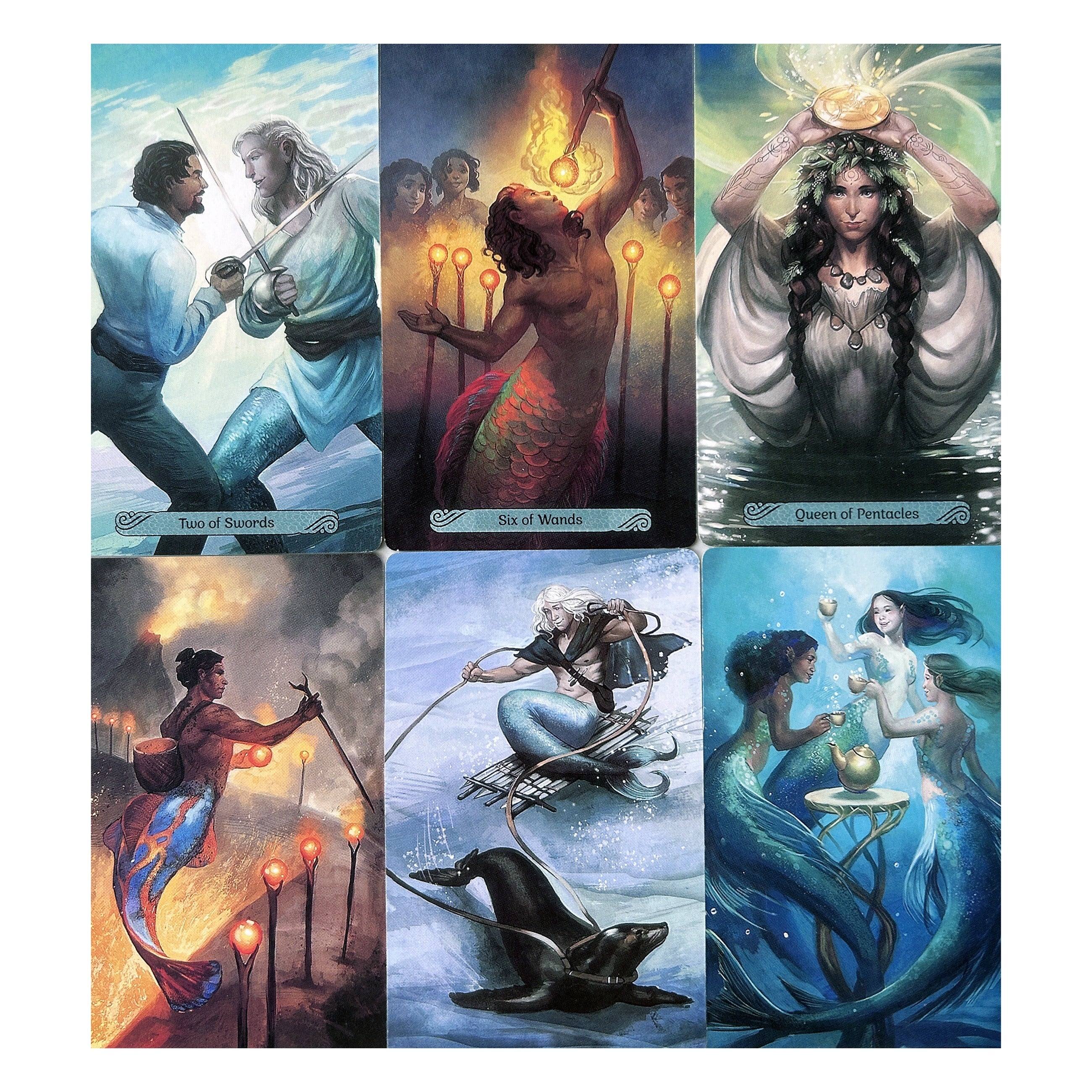 Mermaid Tarot Card 78 Divination Cards In English for Fortune Telling
