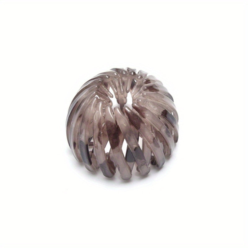 Stretchy Bird Nest Hair Claw Hairpin Ponytail Holder for Women Girls