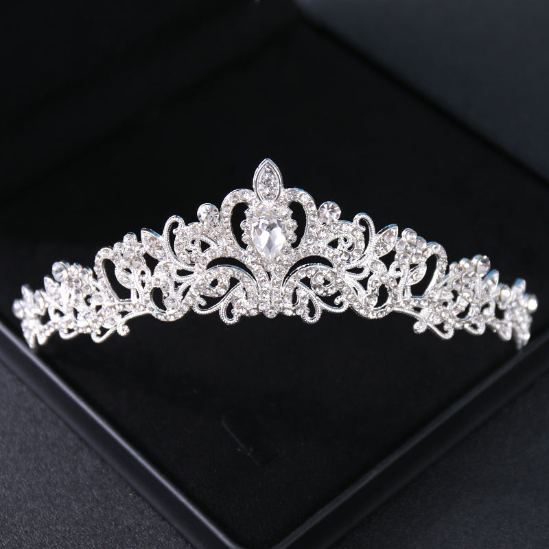 Silvery Rhinestone Crown Hairband Headband Bridal Wedding Favor