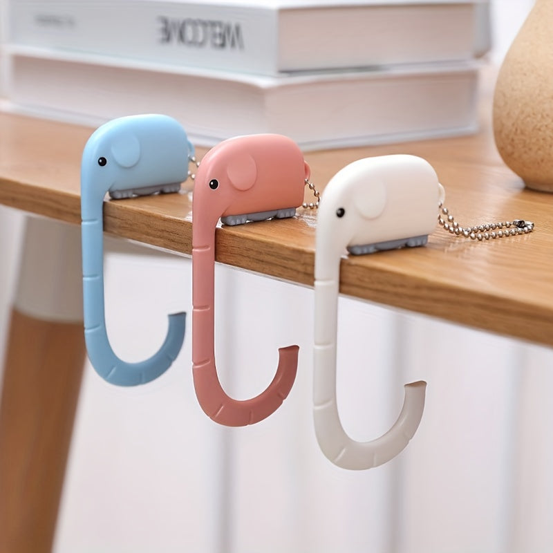 Cute Elephant Bag Hook for Table - Non-Slip and Functional