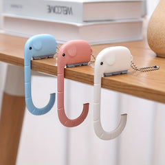 Cute Elephant Bag Hook for Table - Non-Slip and Functional