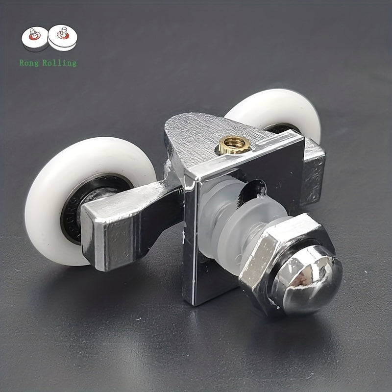 4pcs Shower Door Runner 23mm 25mm Bathroom Pulley Zinc Alloy Roller