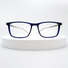 Men's Rectangle Frame Light Glasses Classic Computer Glasses
