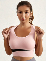4pcs Block Racerback Sports Bra for Women