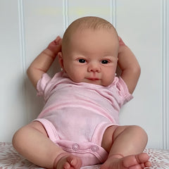 Realistic Reborn Baby Doll Soft Touch 3D Light Beige Visible Veins