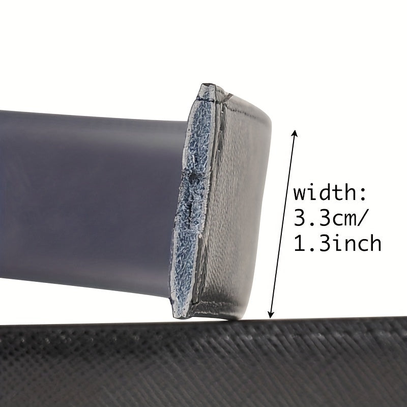 Men's Leather Business Belt Square Pin Buckle Waist Strap Belt
