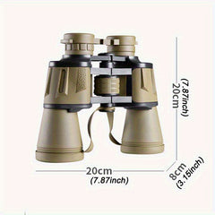 10x50mm HD Binoculars with Smartphone Adapter Large 50mm Objective Lens
