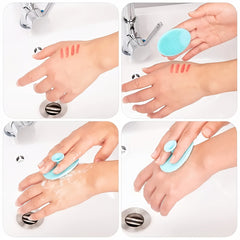Silicone Oval Face Washing Brush Soft Cleansing Brush for Baby and Adults