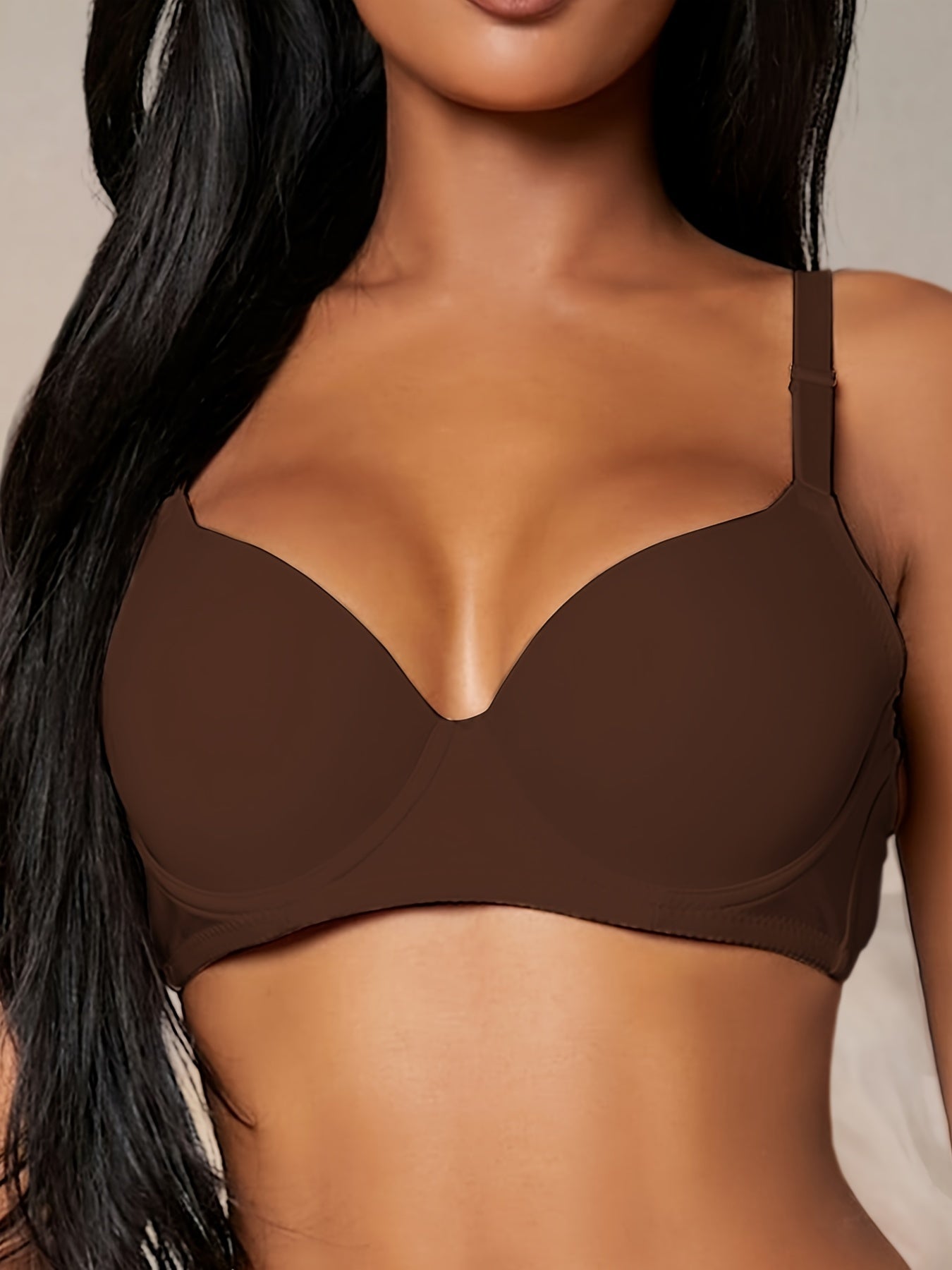 Seamless Underwire Push Up Bra for Women