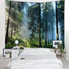 Forest Landscape Magic Tapestry Home D cor Living Room Bedroom Decoration