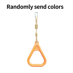 Gym Rings Hanging Ring With Rope for Indoor & Outdoor Fun