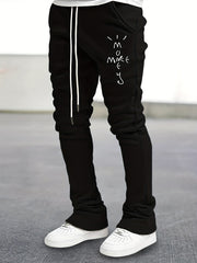Men's Comfy Flared Trousers Casual Stretch Hip Hop Joggers