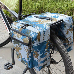 20L Waterproof Bike Rear Rack Bag with Reflective Trim