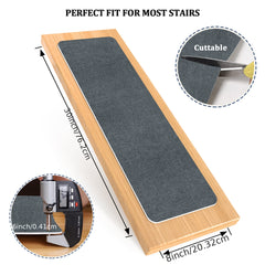 6pcs Non Slip Carpet Stair Treads Anti Moving Grip Beauty Rug Tread Safety