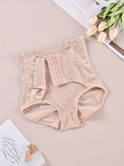 Mesh Stitching Tummy Control Slimming Panties Women's Underwear