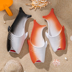 JIAGEYA Fish Shape Slippers For Boys Lightweight Non Slip Indoor Outdoor Slipper