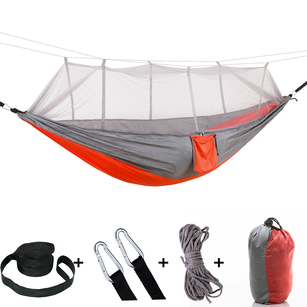 Lightweight Hammock with Mosquito Net for Outdoor Comfort