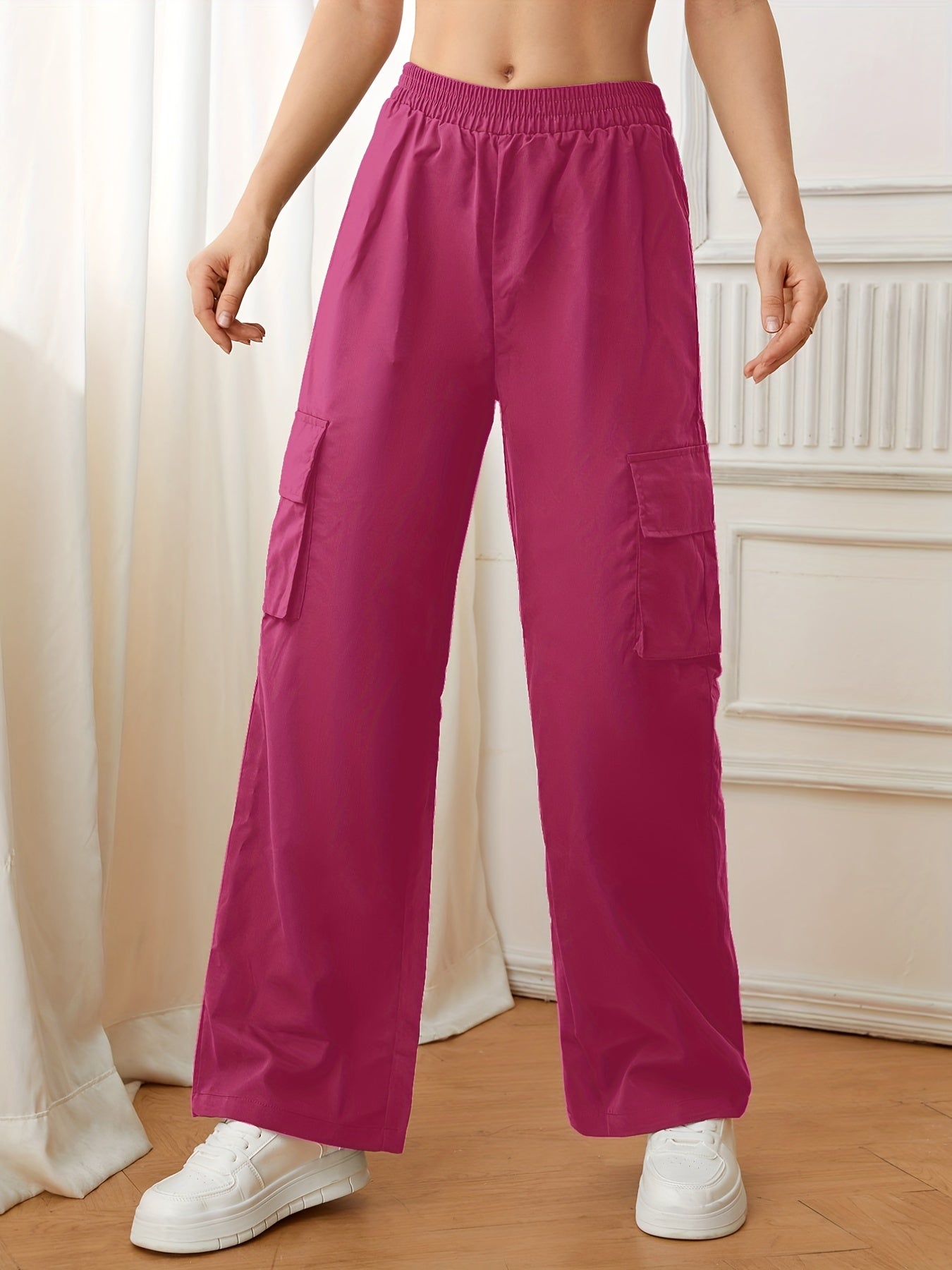 Cargo Pants Casual High Waist Pants Women's Clothing